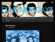 Tablet Screenshot of clubbluemondays.com